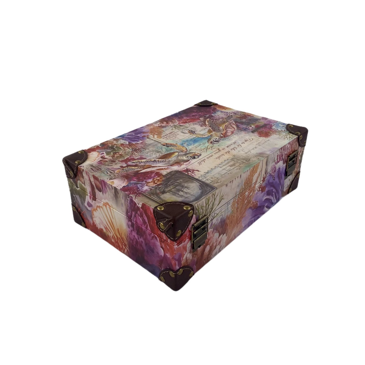 G63- Sea Turtles wooden box