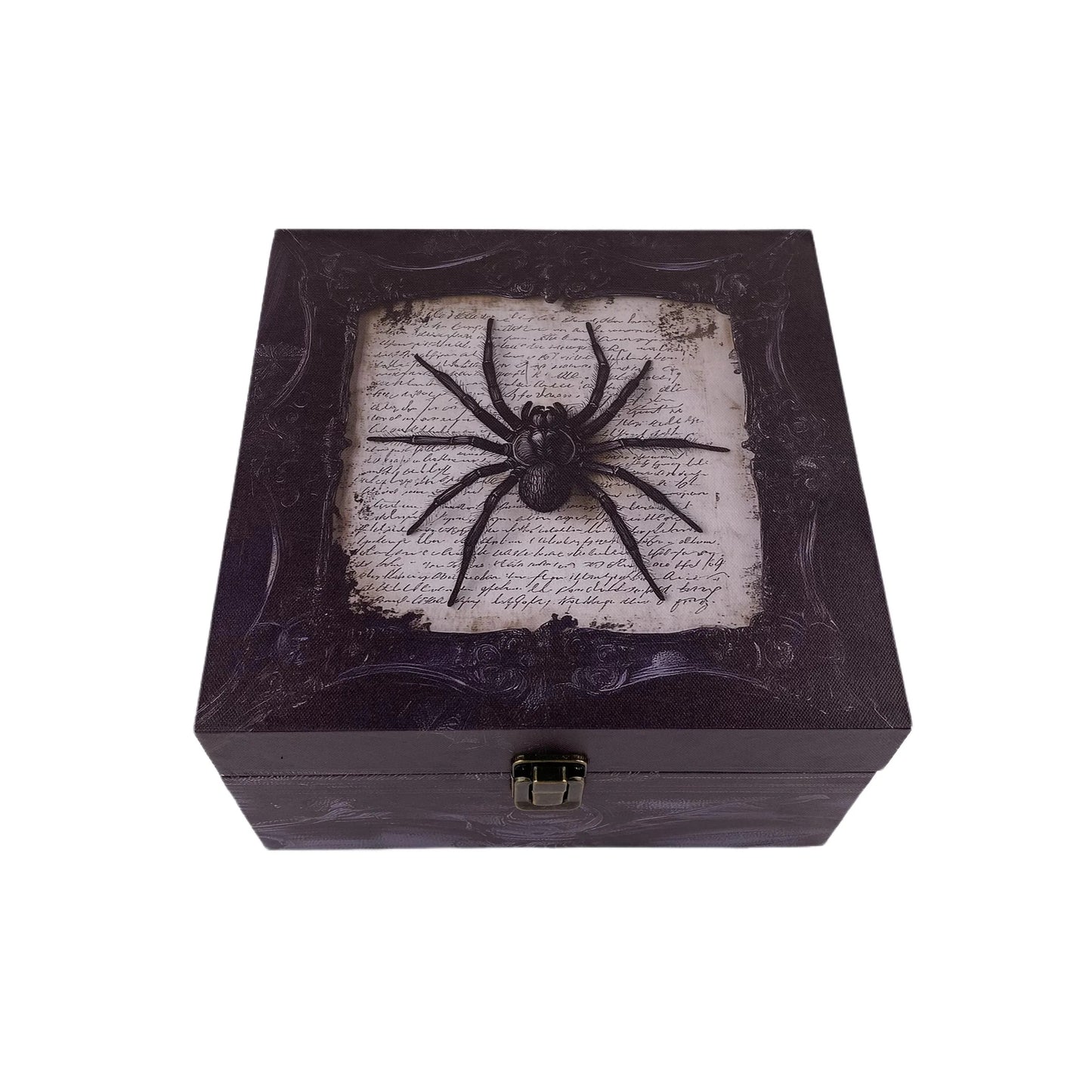 G119- Spider wooden box