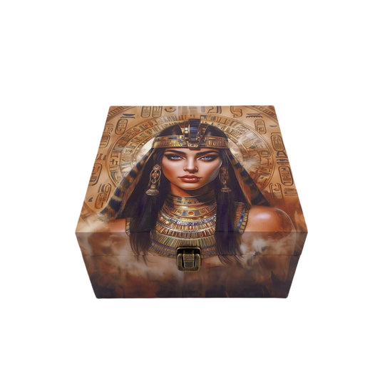 G130- Cleopatra wooden box