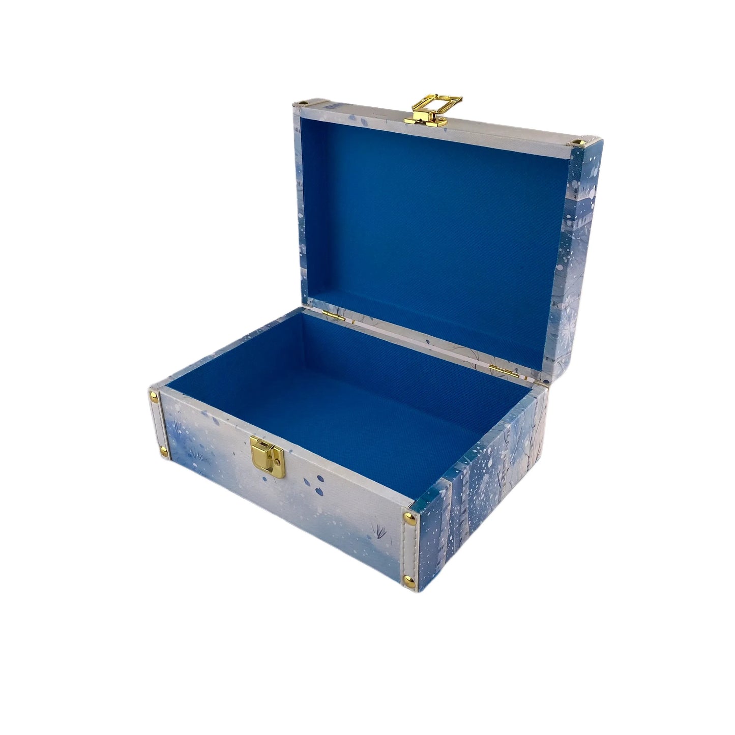 G139- Winter wooden box