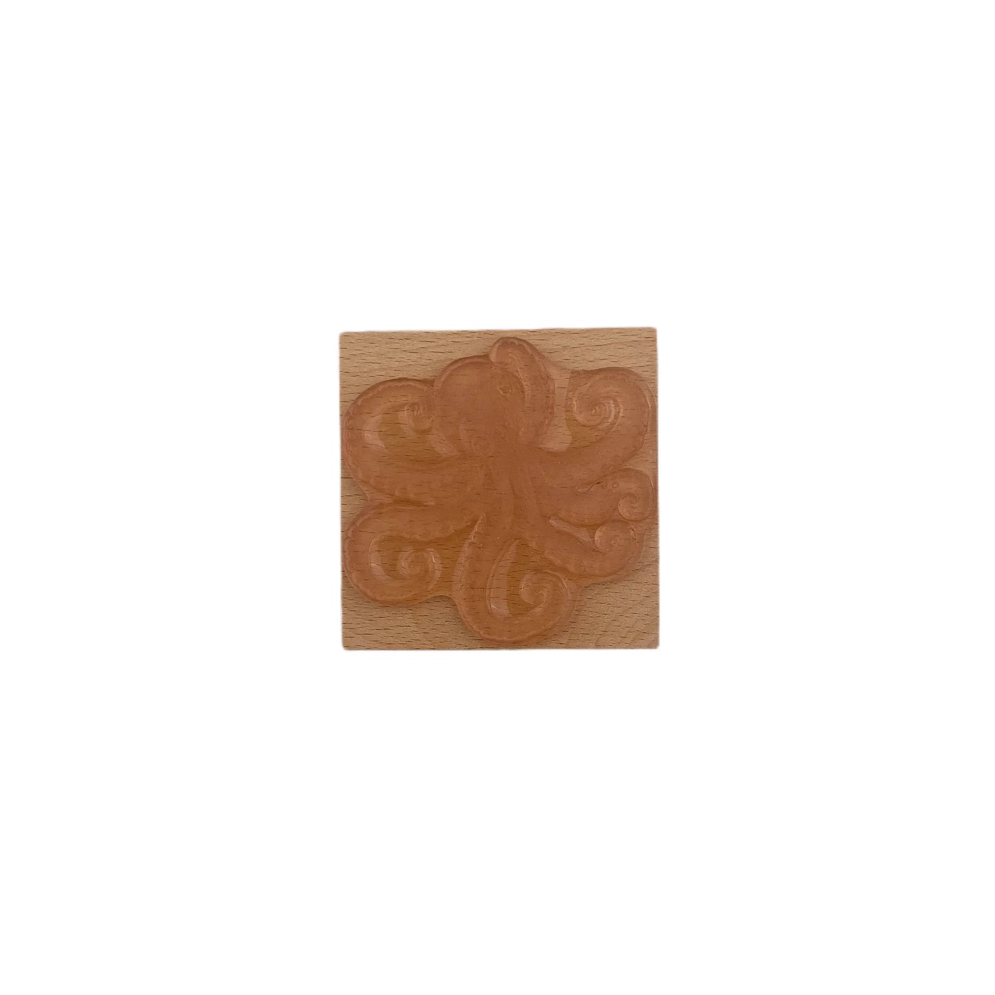 Octopus Wooden Stamp 7*7cm