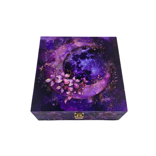 G15- floral moon woodenboxes