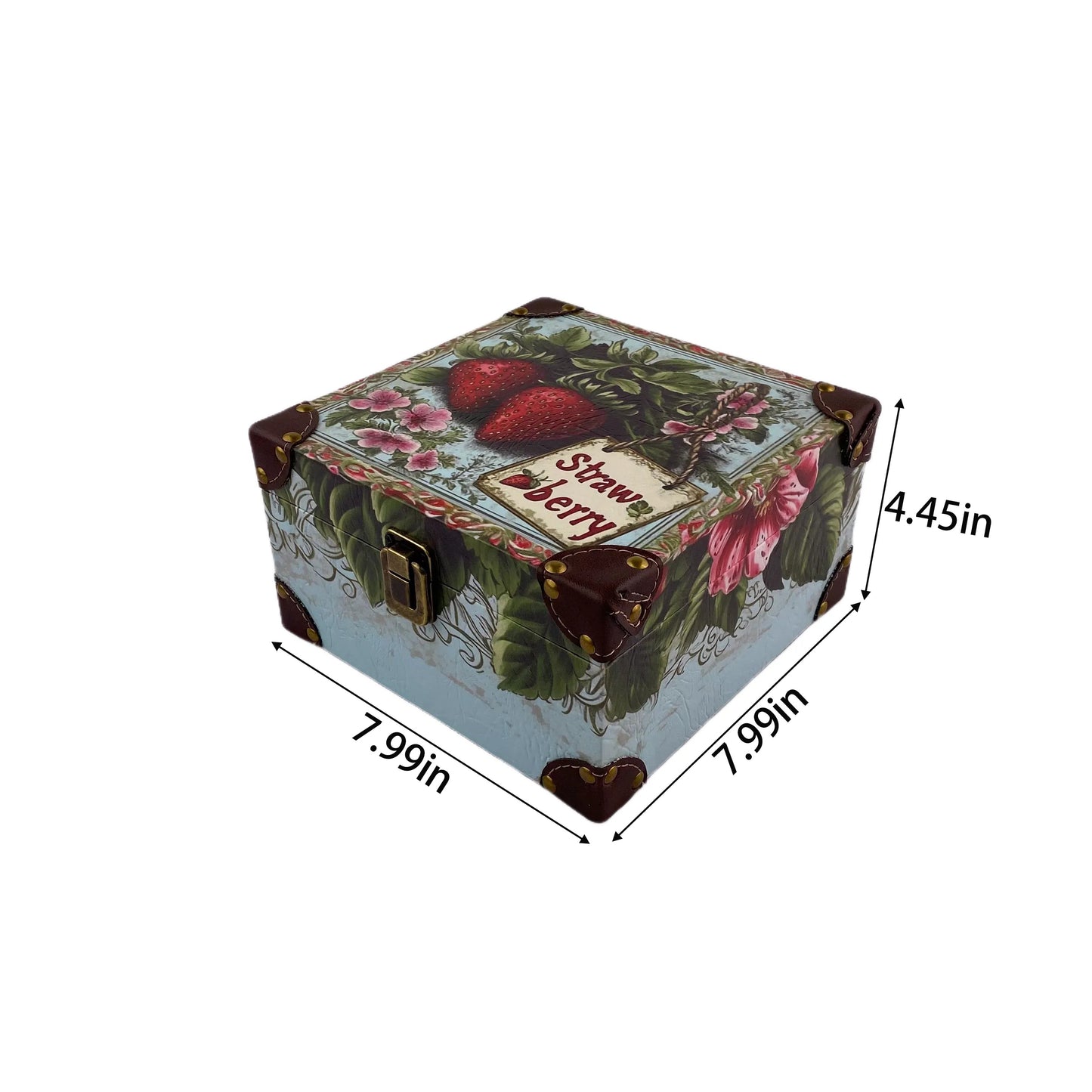 G145- Strawberry wooden box