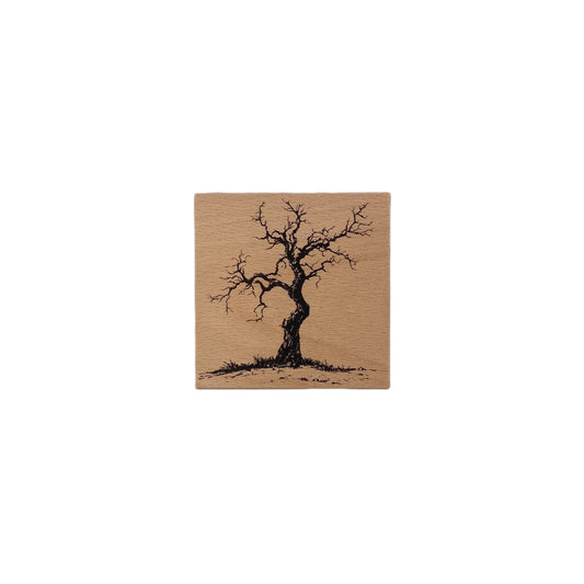 Tree Wooden Stamp 10*10cm