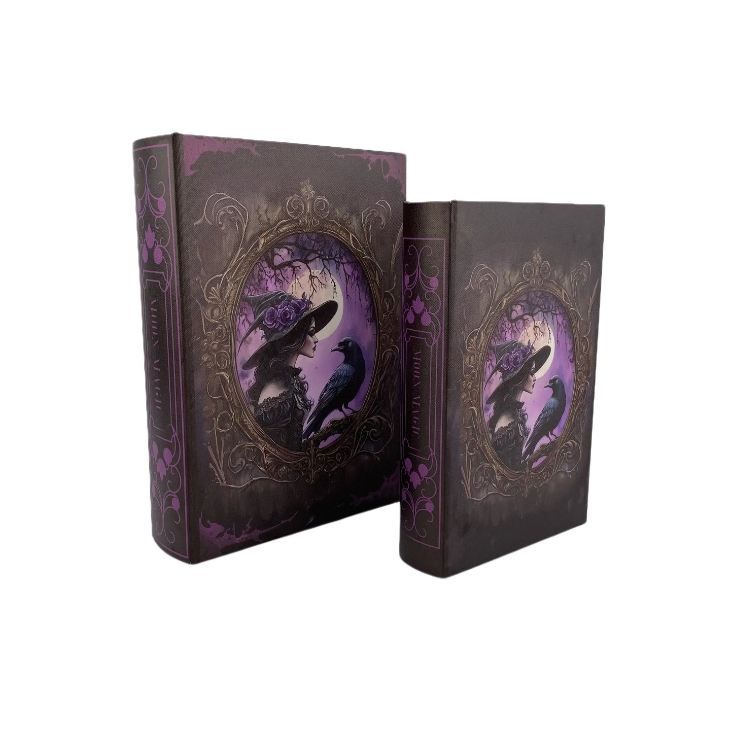 G161- Purple witch book box