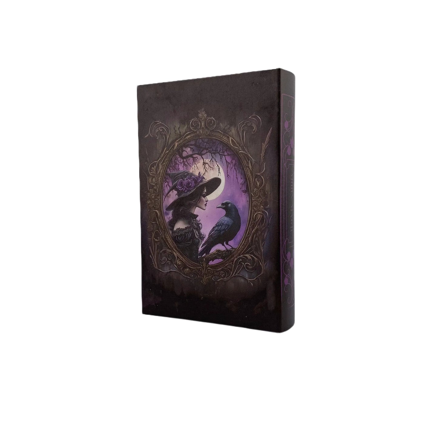 G161- Purple witch book box