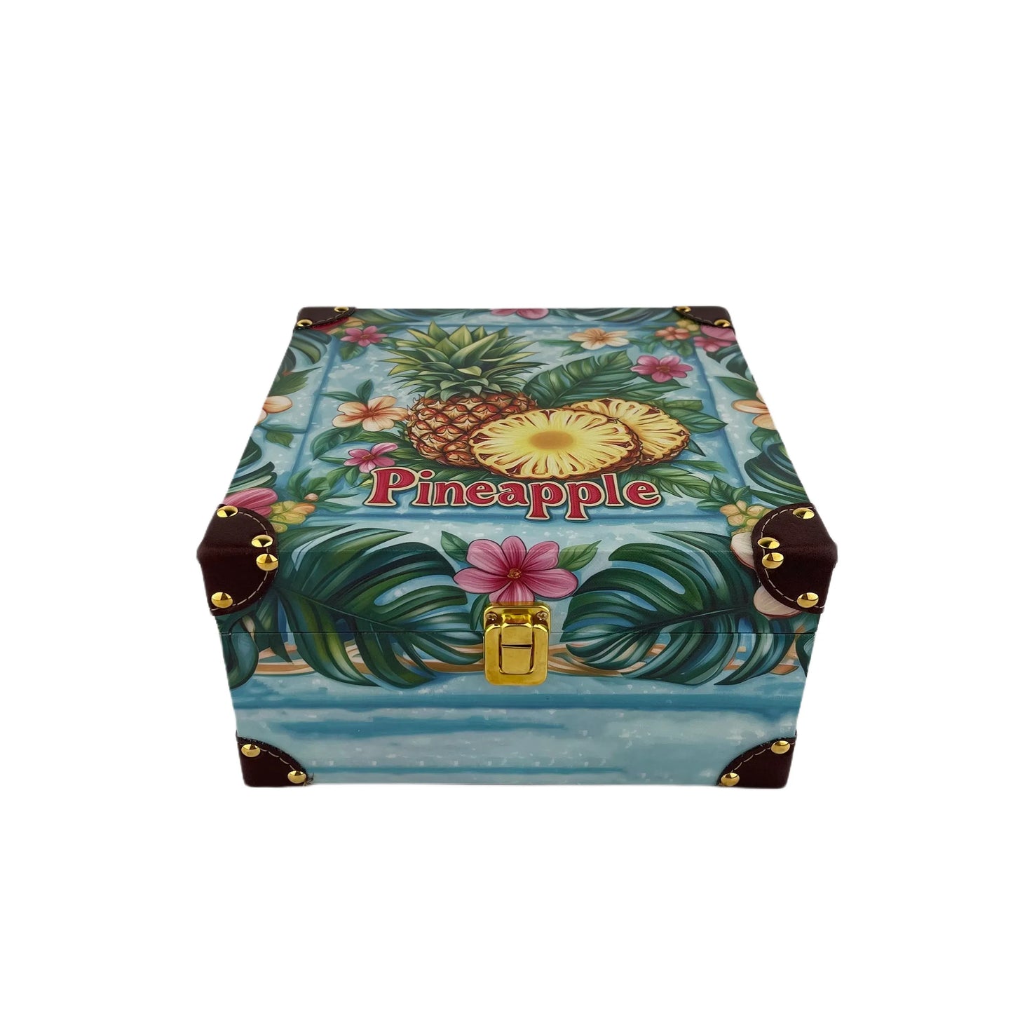 G196- Pineapple wooden box