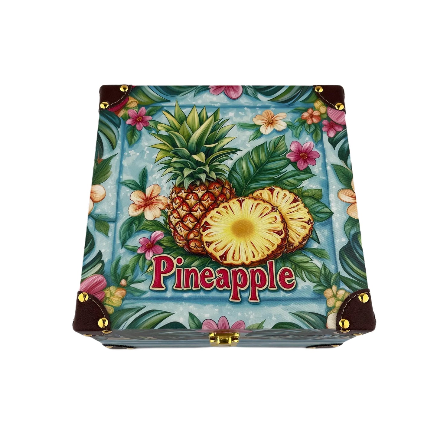 G196- Pineapple wooden box