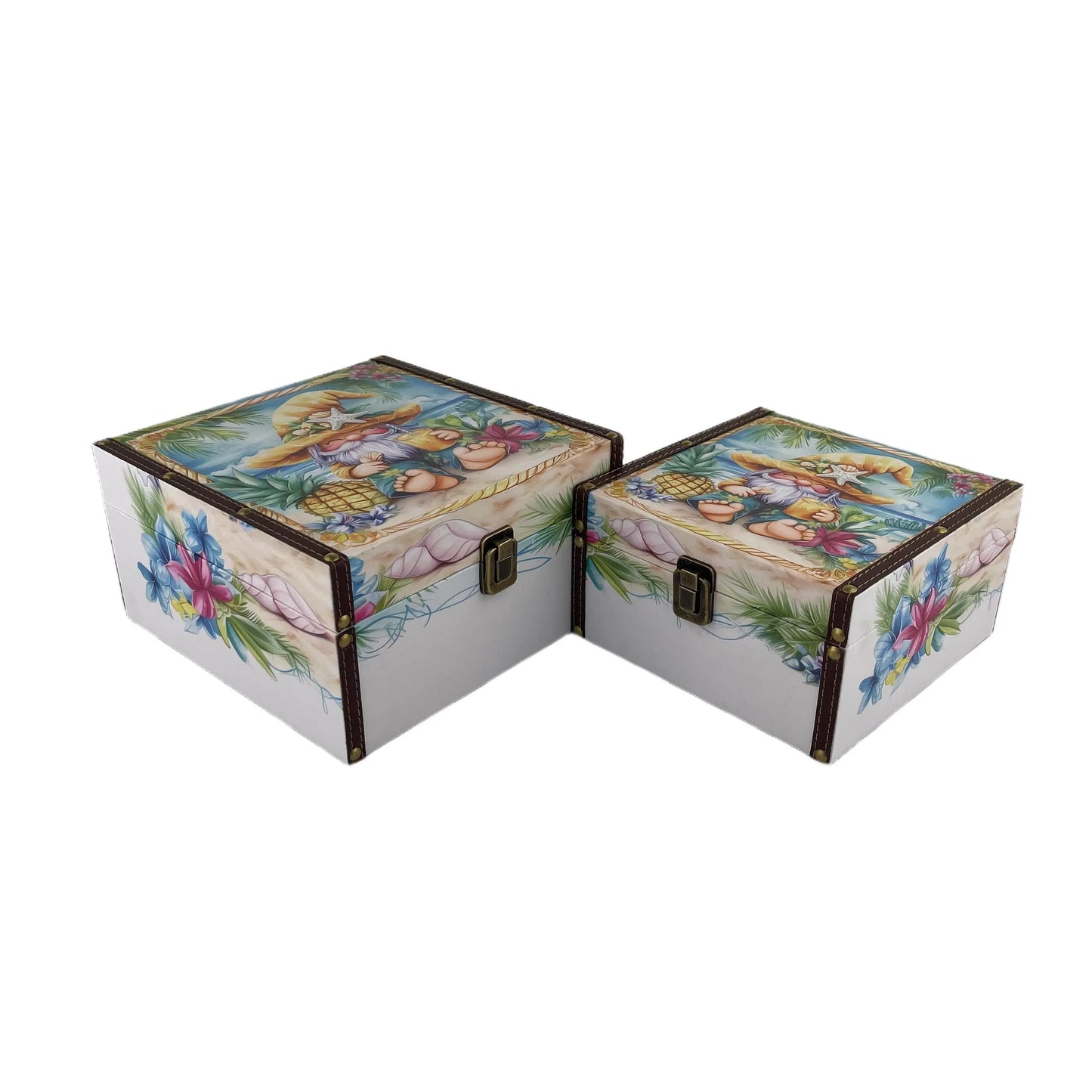 G214- Hawaii Gnome wooden box