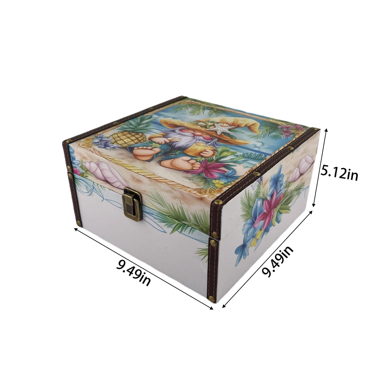 G214- Hawaii Gnome wooden box