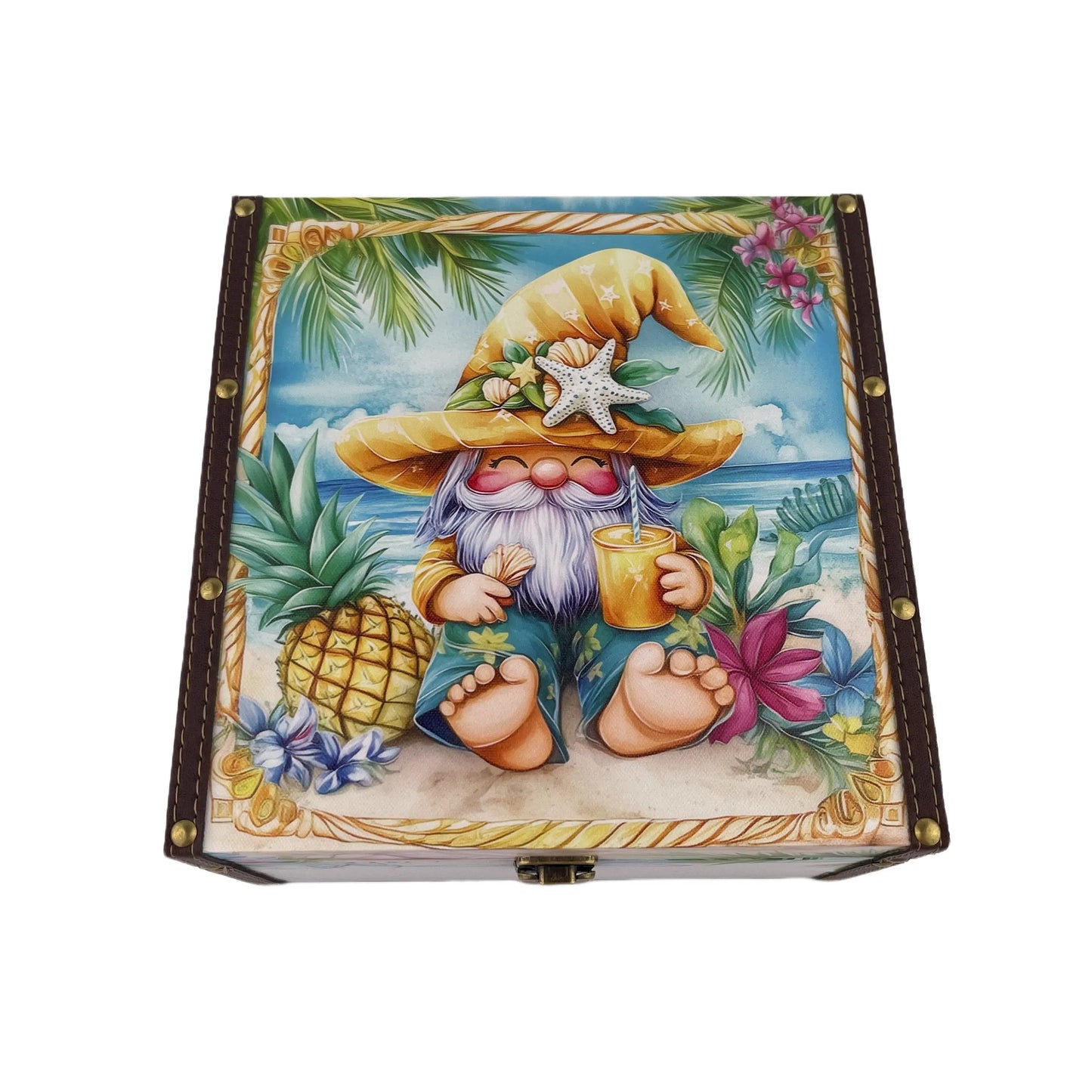 G214- Hawaii Gnome wooden box