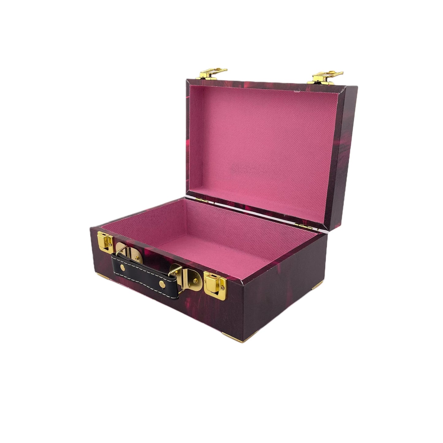 G246- Pink Dragon Eye Suitcase