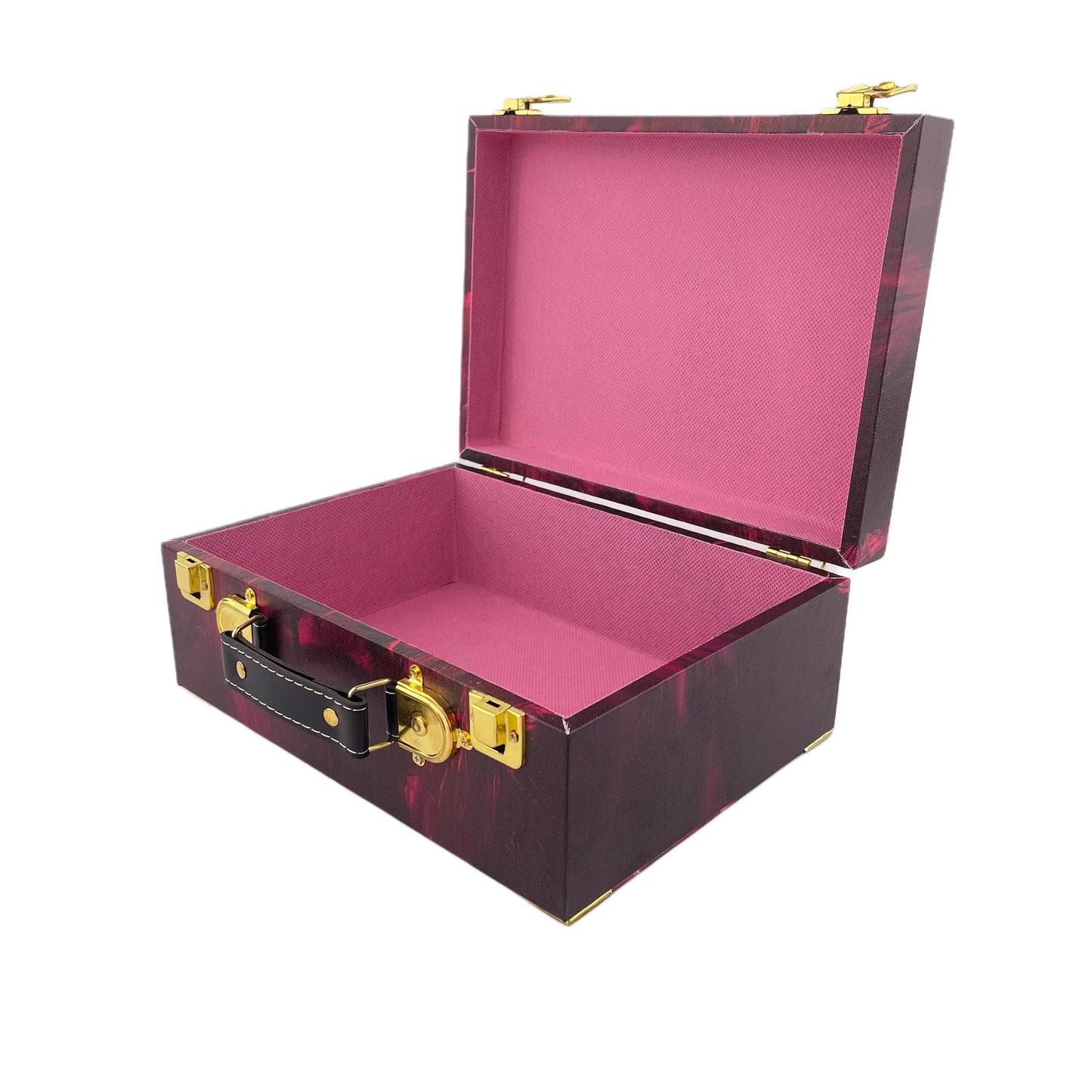 G246- Pink Dragon Eye Suitcase