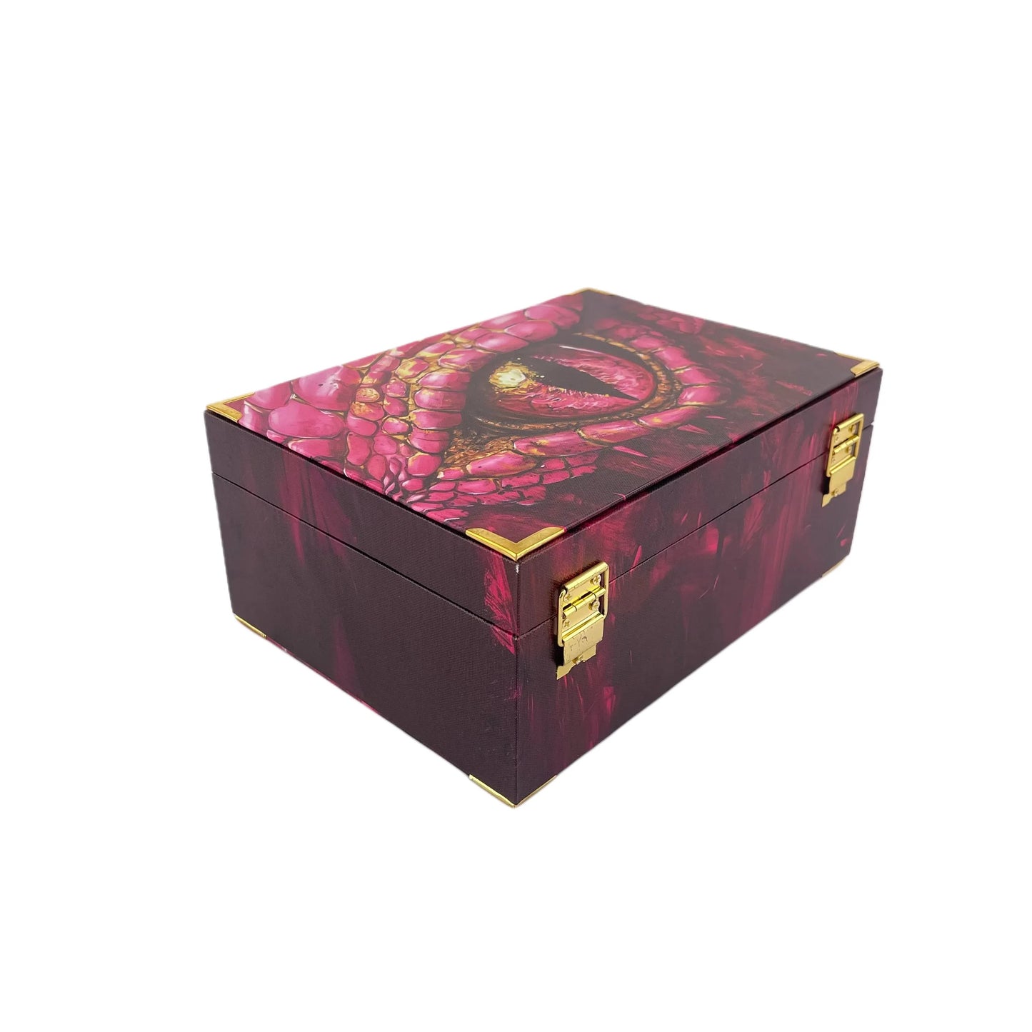 G246- Pink Dragon Eye Suitcase