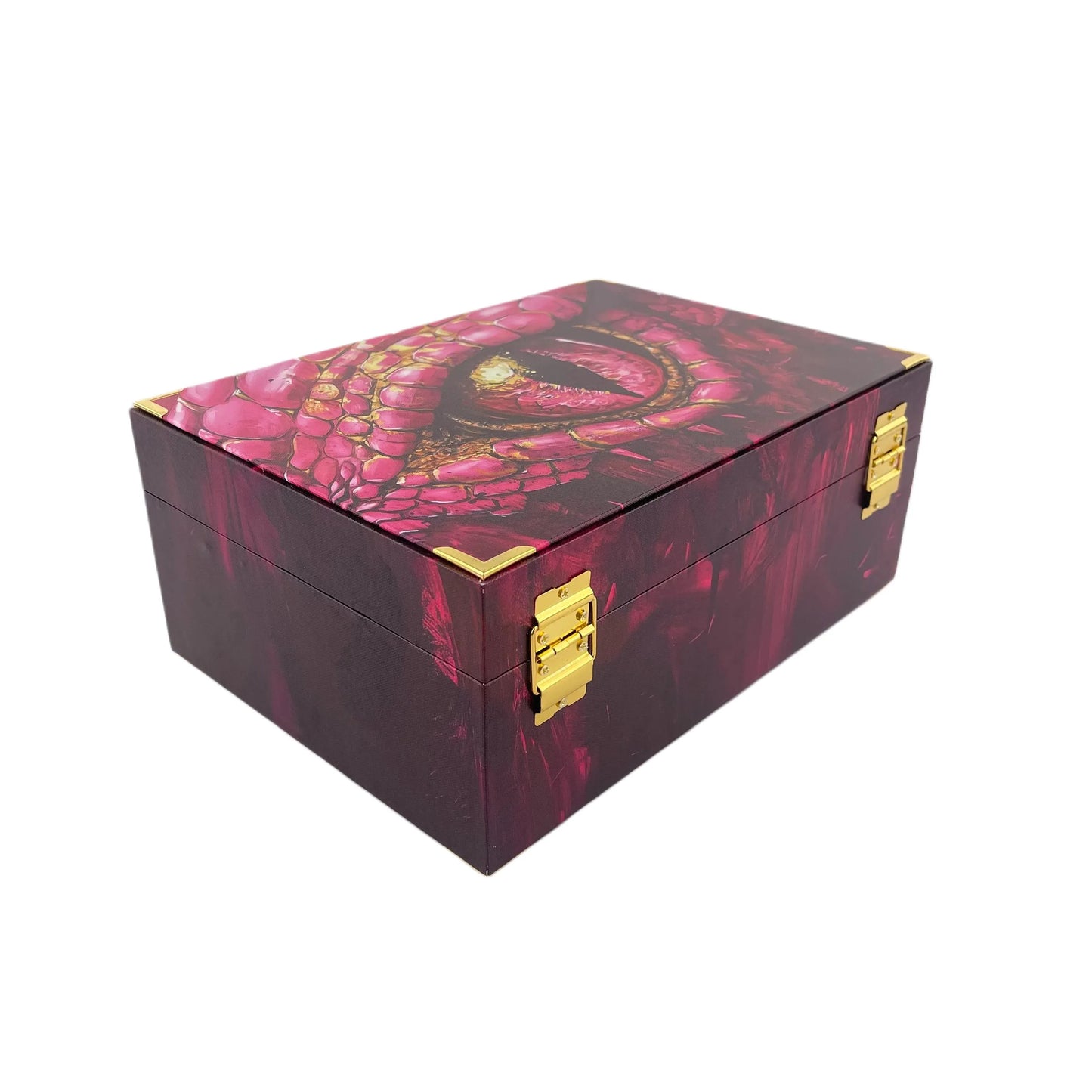 G246- Pink Dragon Eye Suitcase