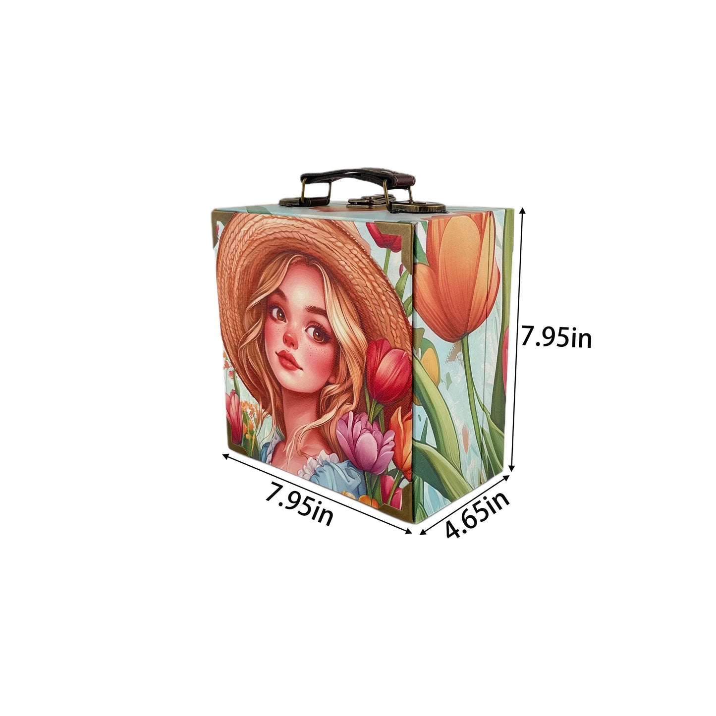 G253- Tulip Girl Suitcase