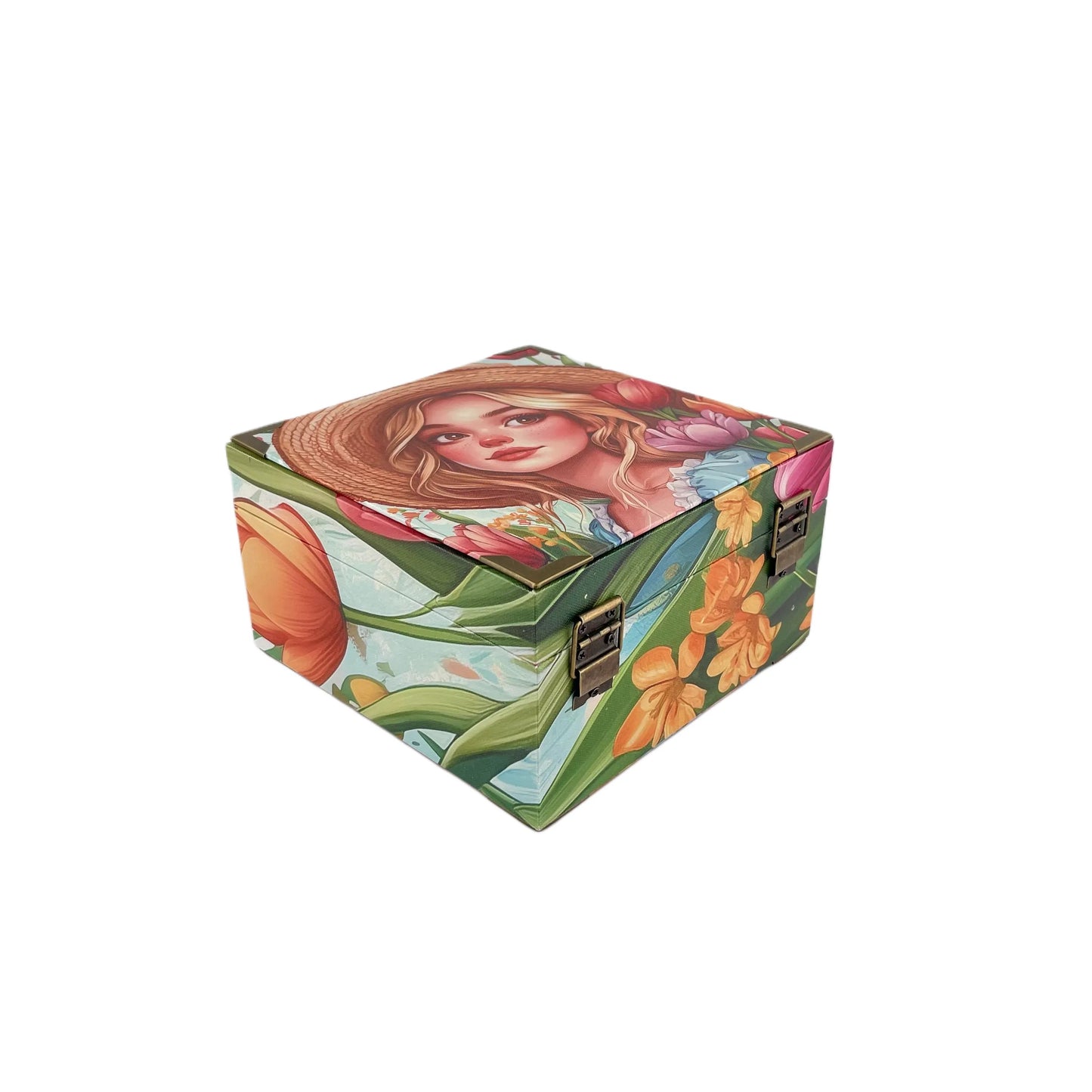 G253- Tulip Girl Suitcase