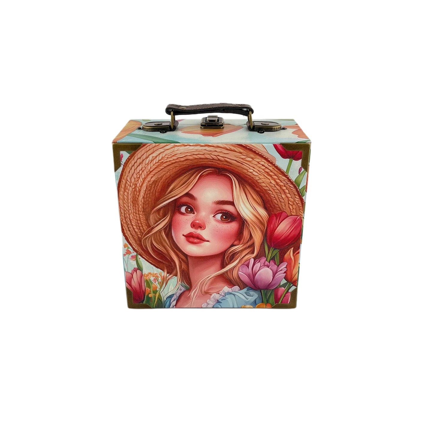 G253- Tulip Girl Suitcase