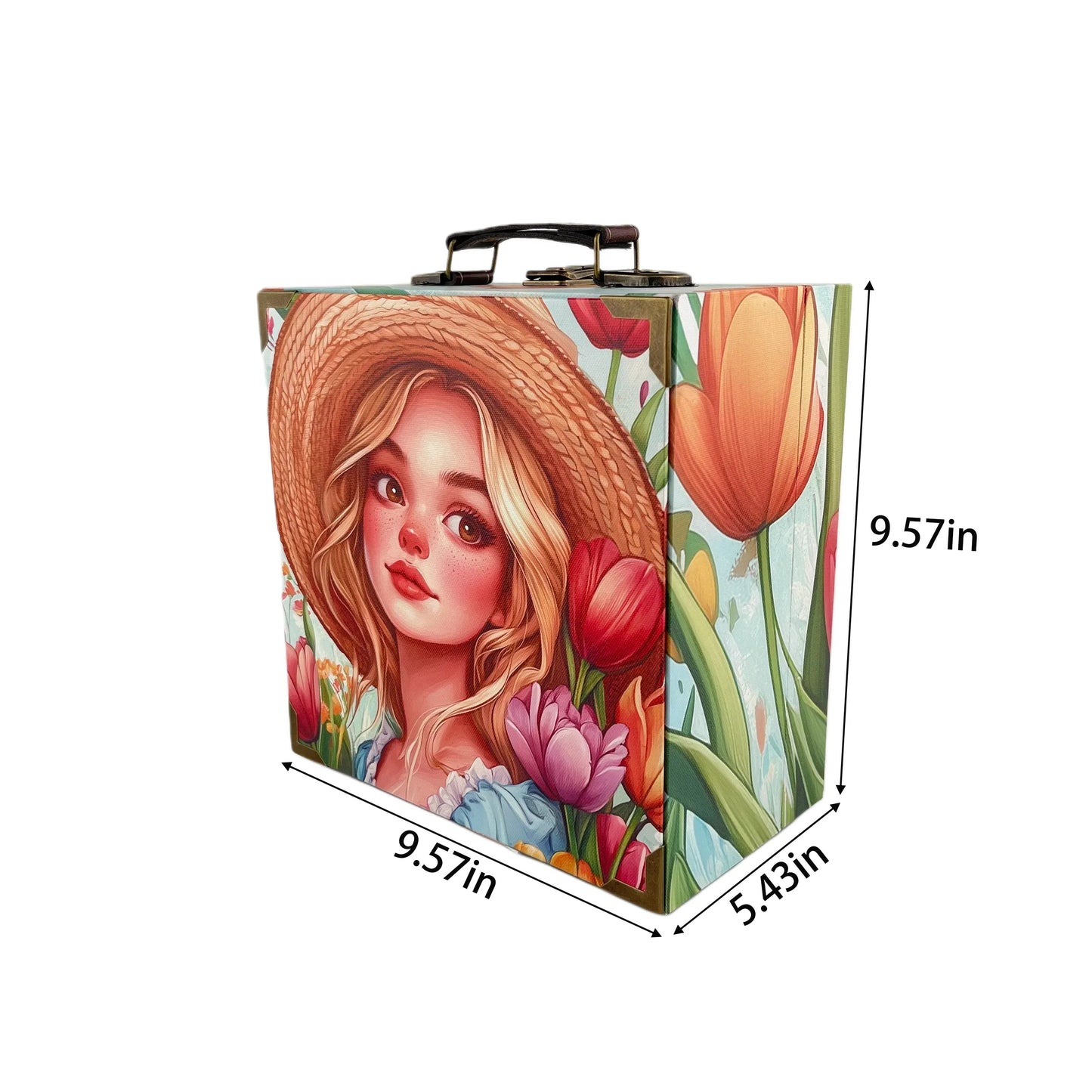 G253- Tulip Girl Suitcase