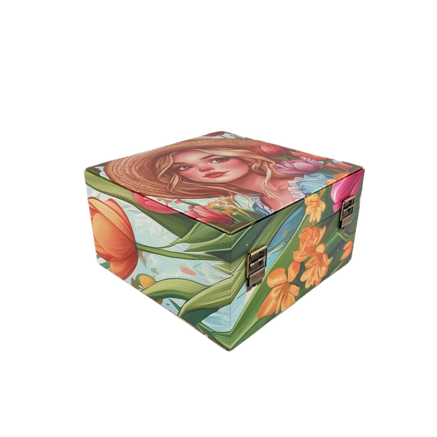 G253- Tulip Girl Suitcase