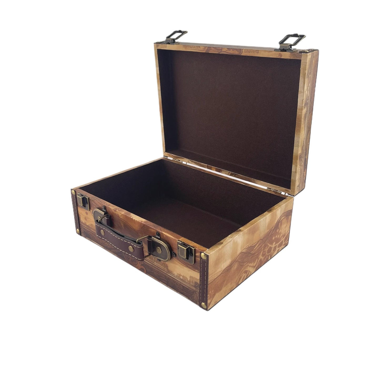 G257- Steampunk Couple Suitcase