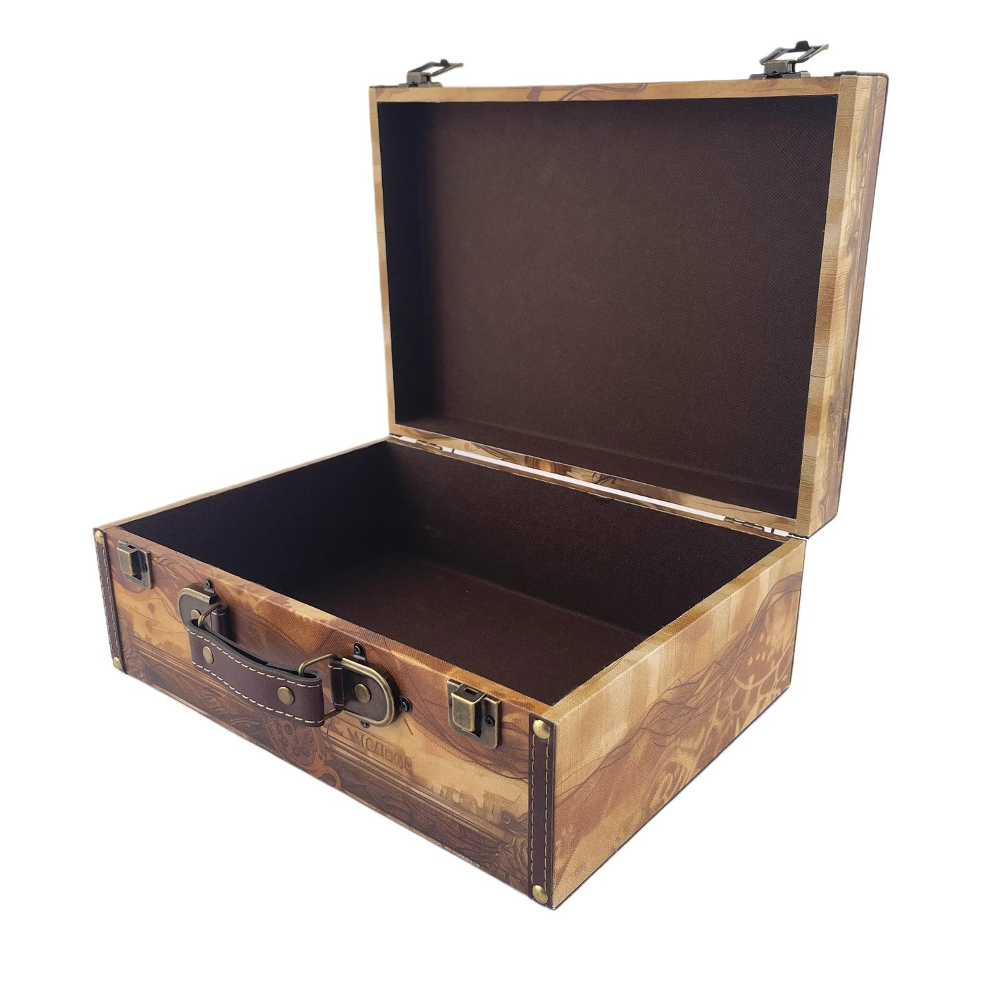 G257- Steampunk Couple Suitcase