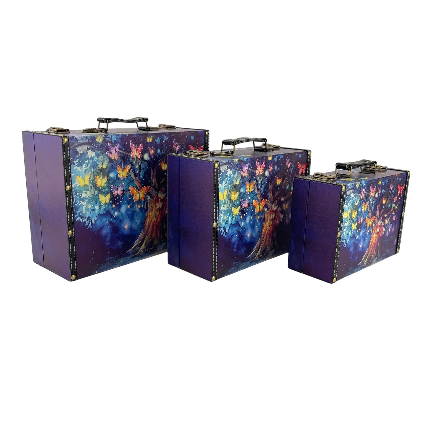 G280- Butterfly Tree Suitcase