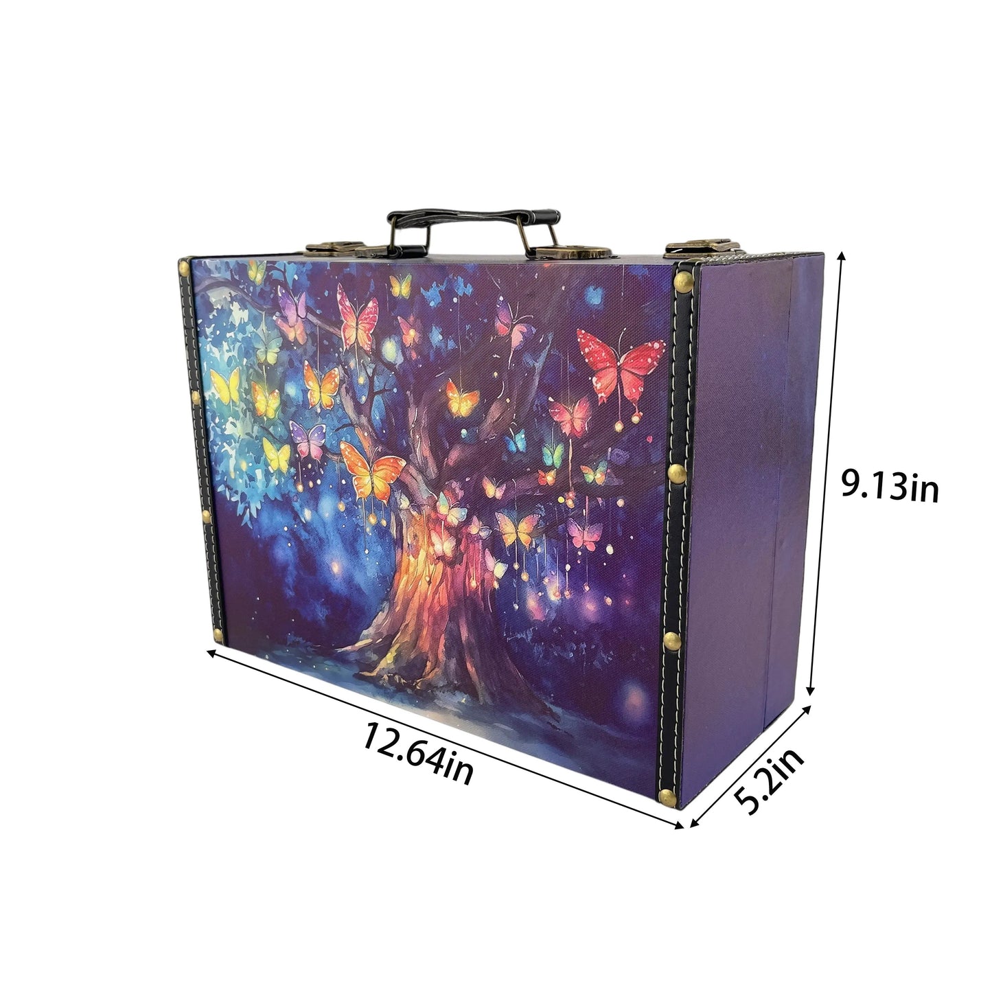 G280- Butterfly Tree Suitcase