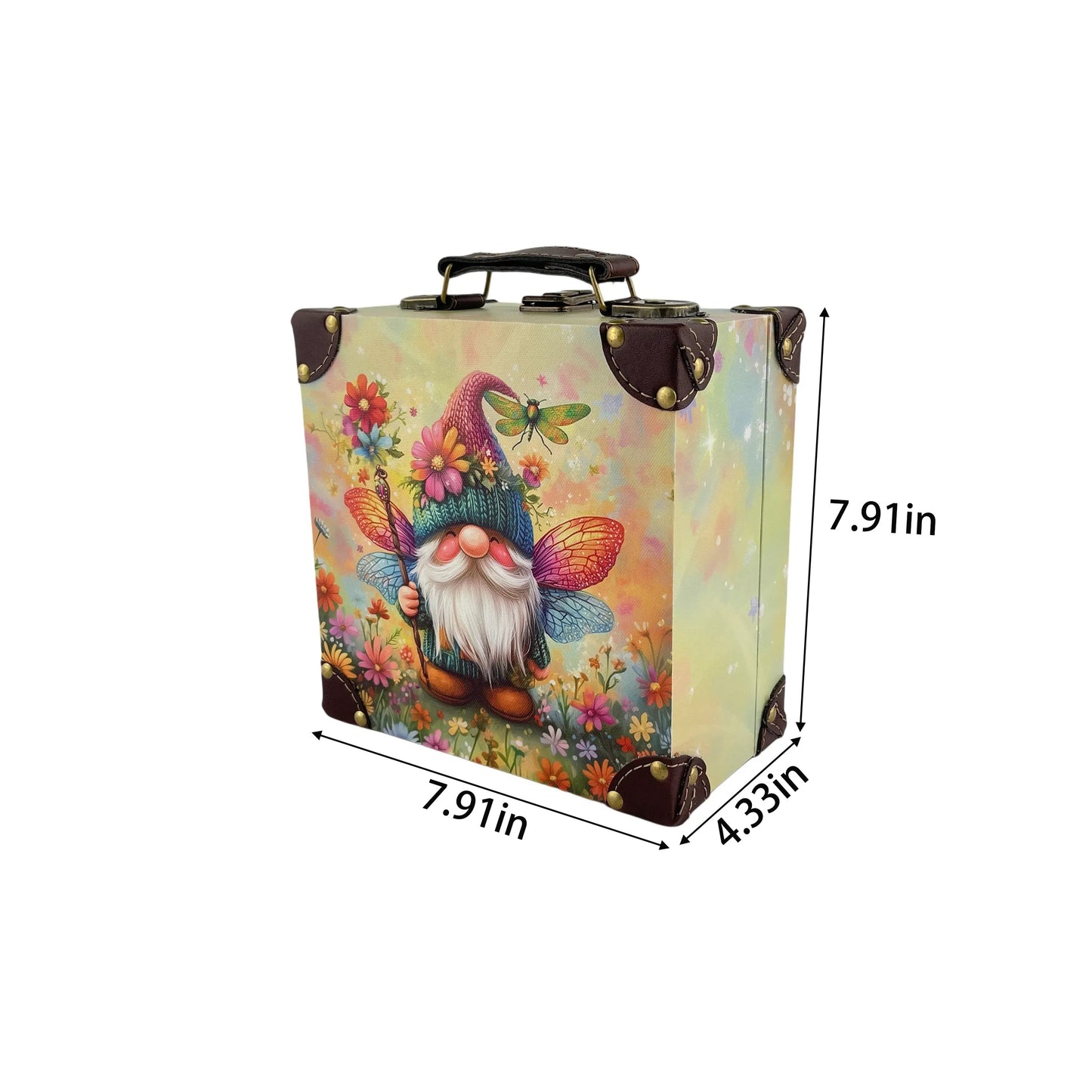 G282- Dragonfly Gnome Suitcase