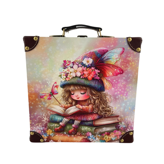 G283- Magic Girl Gnome Suitcase