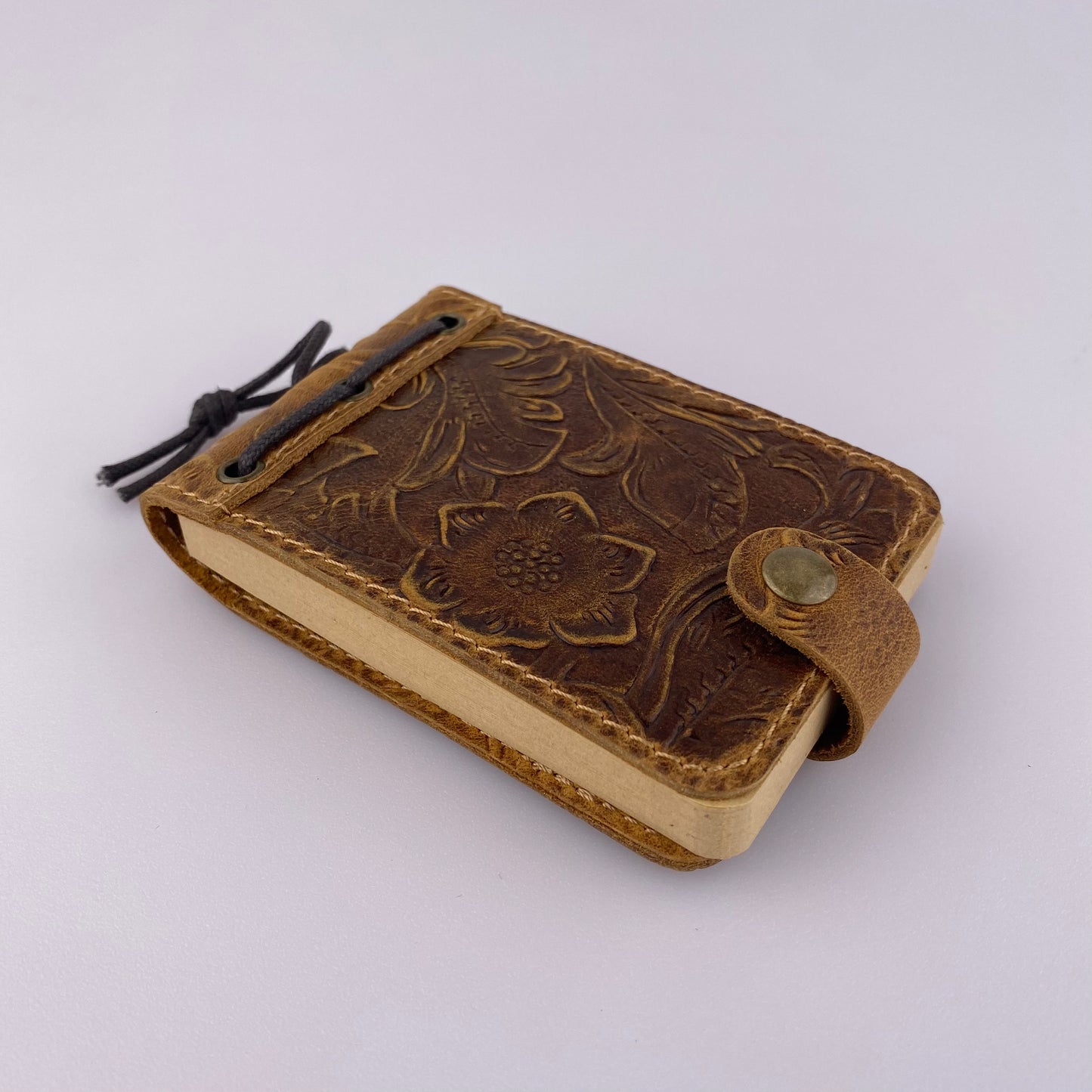 Handmade leather small journal