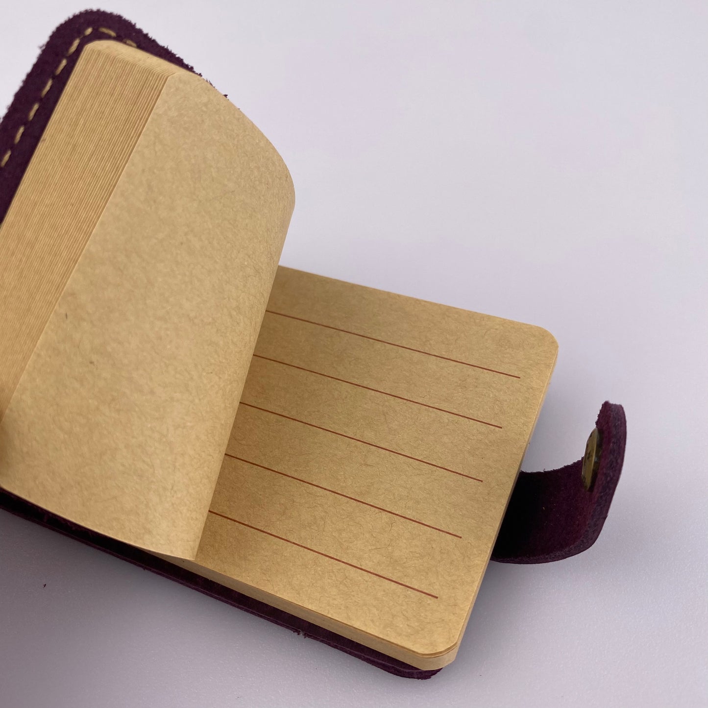 Handmade leather small journal