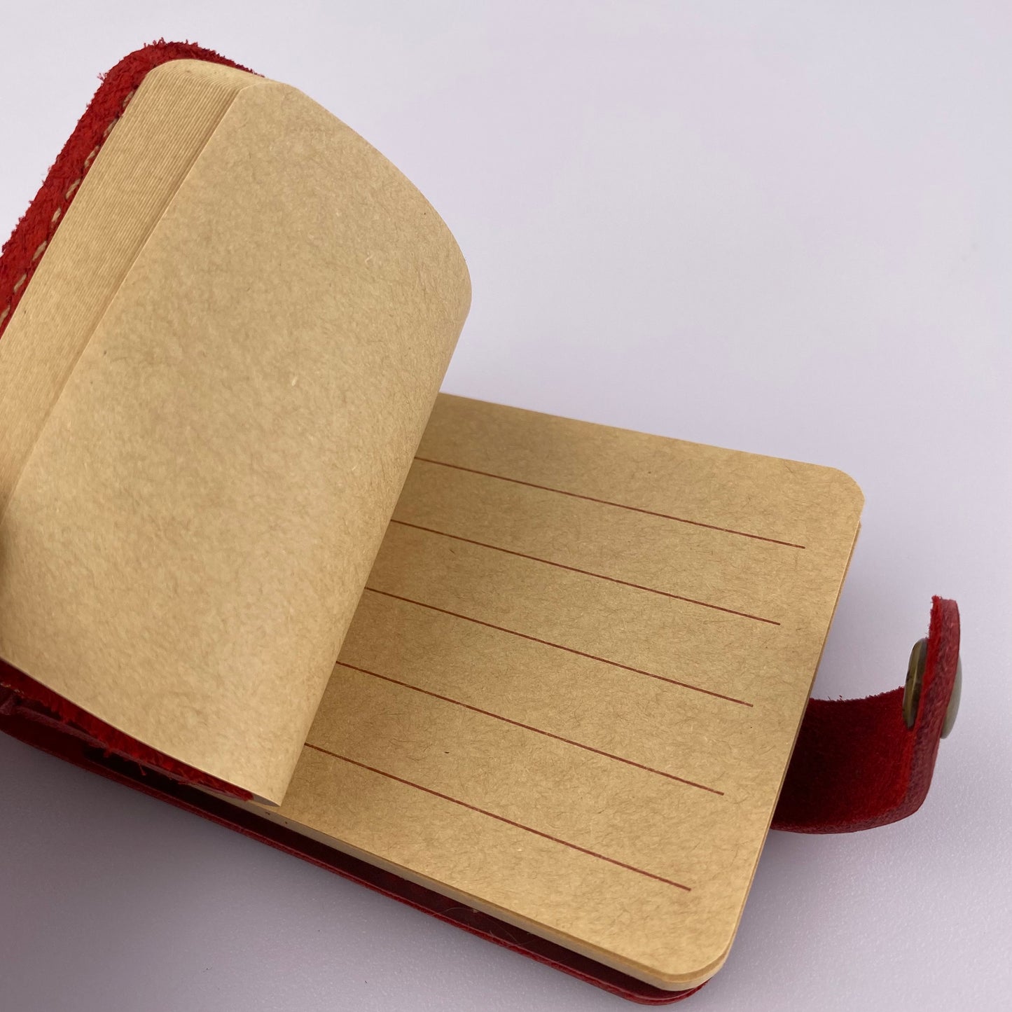 Handmade leather small journal