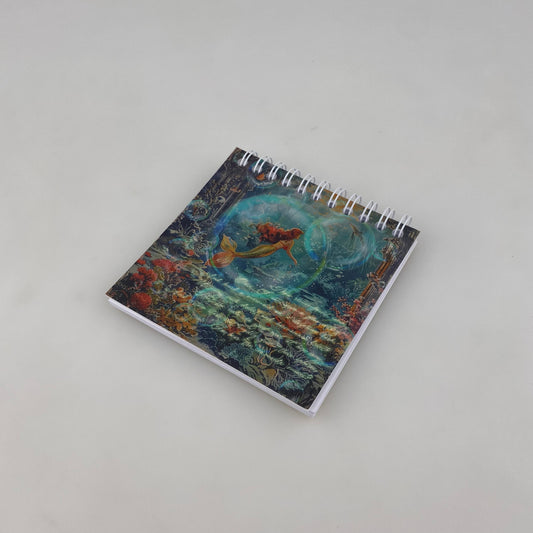 mermaid mini notebook