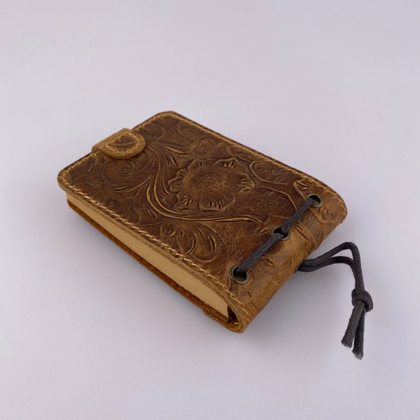 Handmade leather small journal