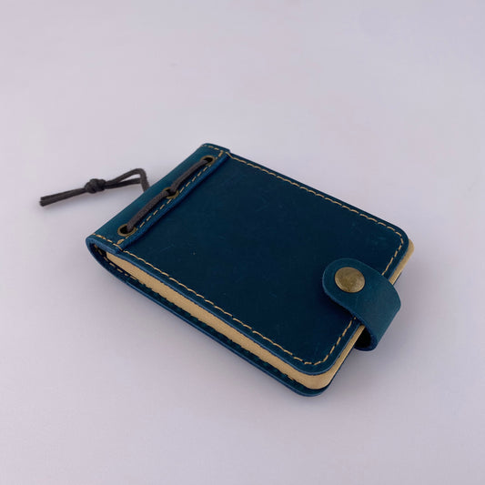 Handmade leather small journal